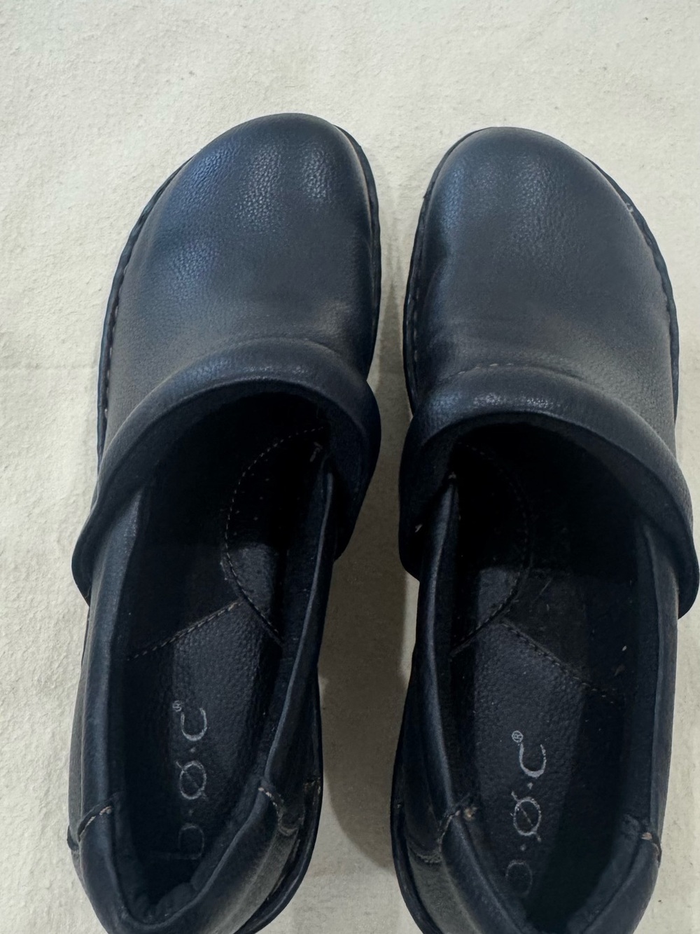 Kids Black Slip-On Dress Shoes for School